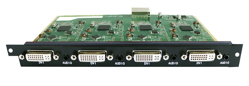 DVI-4O-2K无缝4路DVI带拼接输出卡