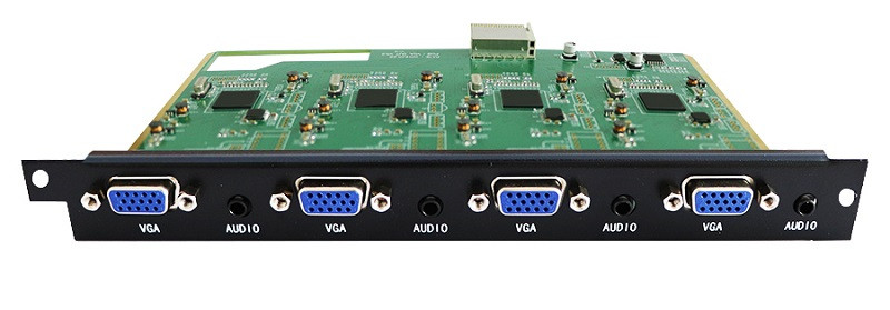 VGA-4O-2K无缝4路VGA带拼接输出卡