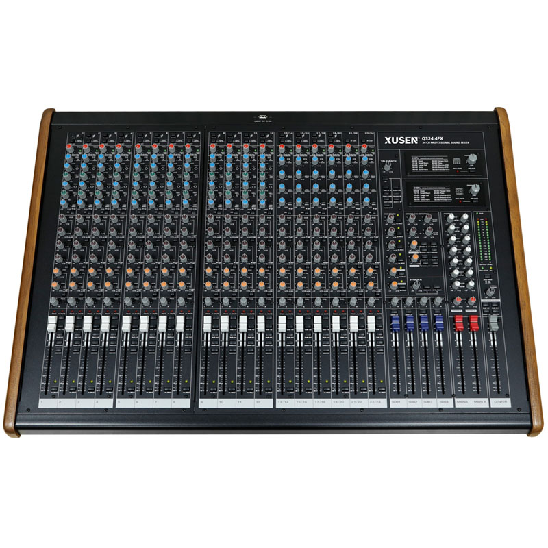 QS24.4FX 24路4编组带效果演出级调音台