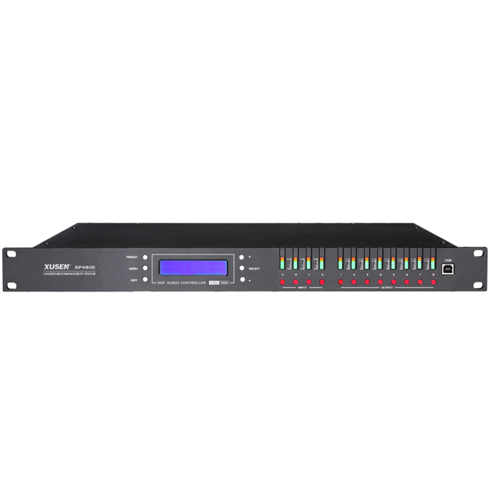 SP480E 4×8专业音箱处理器